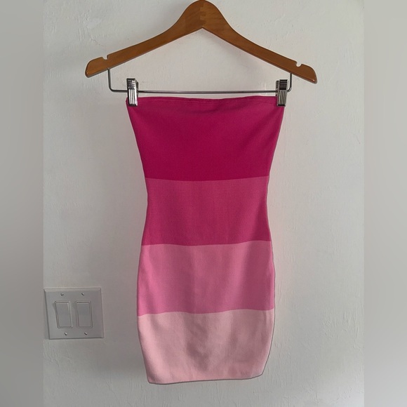 Superdown Perla Ombre Mini Dress in Pink Ombre Sz XS - Picture 3 of 5